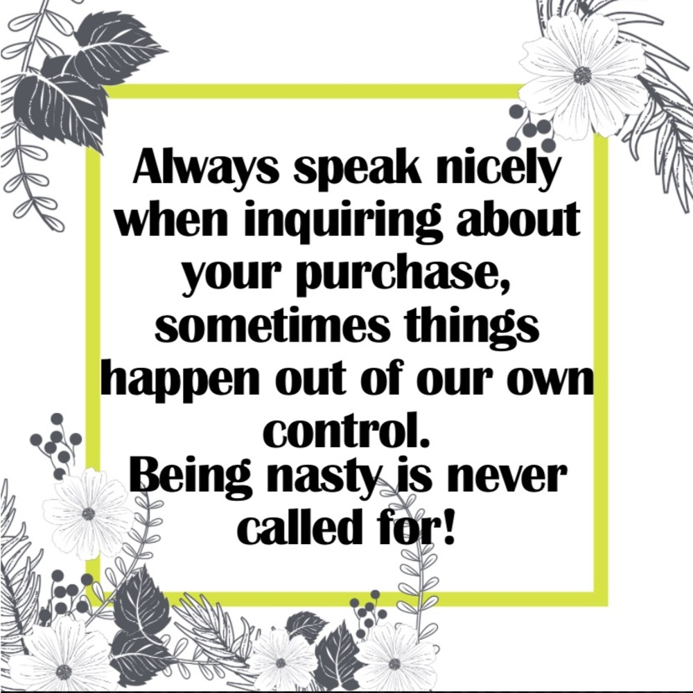 Be NICE!! Don’t be an internet thug behind a keyboard.